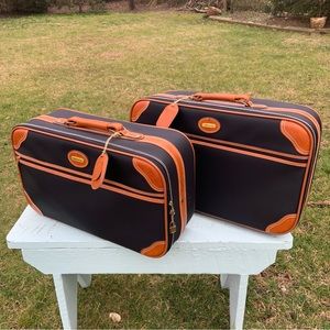 Vtg. 1975 Sasson Collection Luggage Suitcase Set